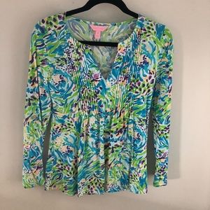 EUC Lilly Pulitzer Bradley Tunic in Sea Soirée